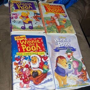 🎄Disney Winnie the Pooh VHS Collection
